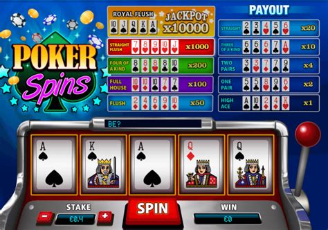 Poker ca la aparate jogos gratis